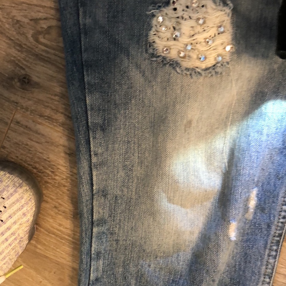 Zara Light Blue Women Jeans Overalls - Picture 4 of 13